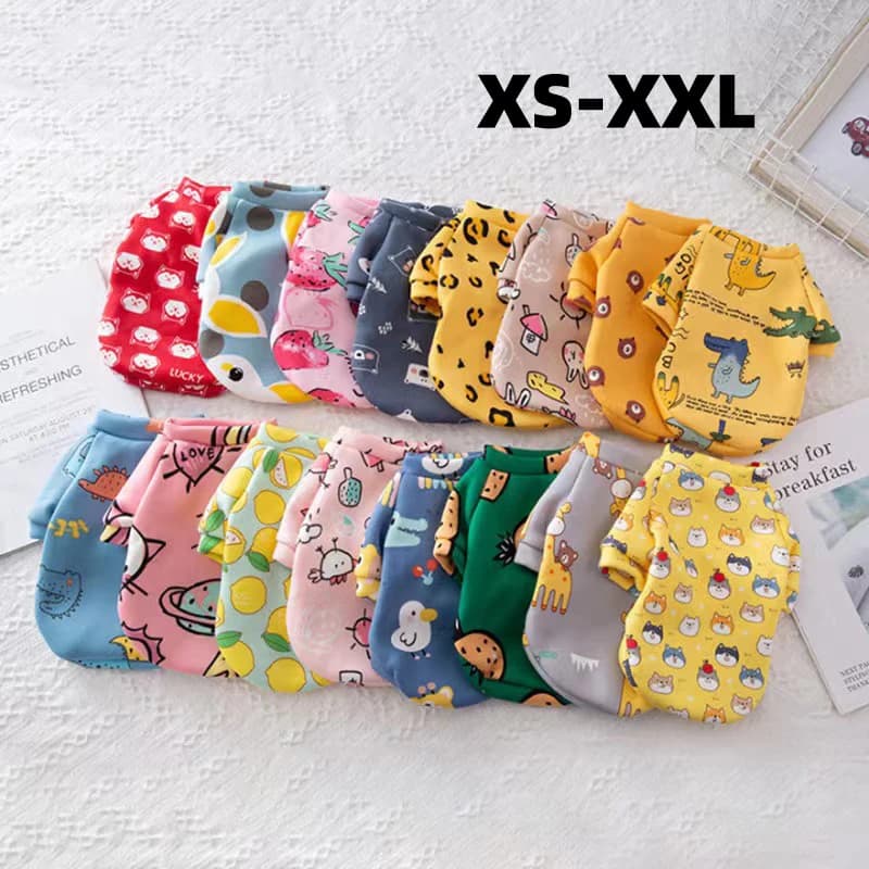 Xs Vestiti per cani per cani di piccola taglia Ragazza Cucciolo Abbigliamento per cani di piccola taglia Ragazzo Giacca per gatti Personalizza camicie per animali domestici per carlino Chihuahua Bulldog