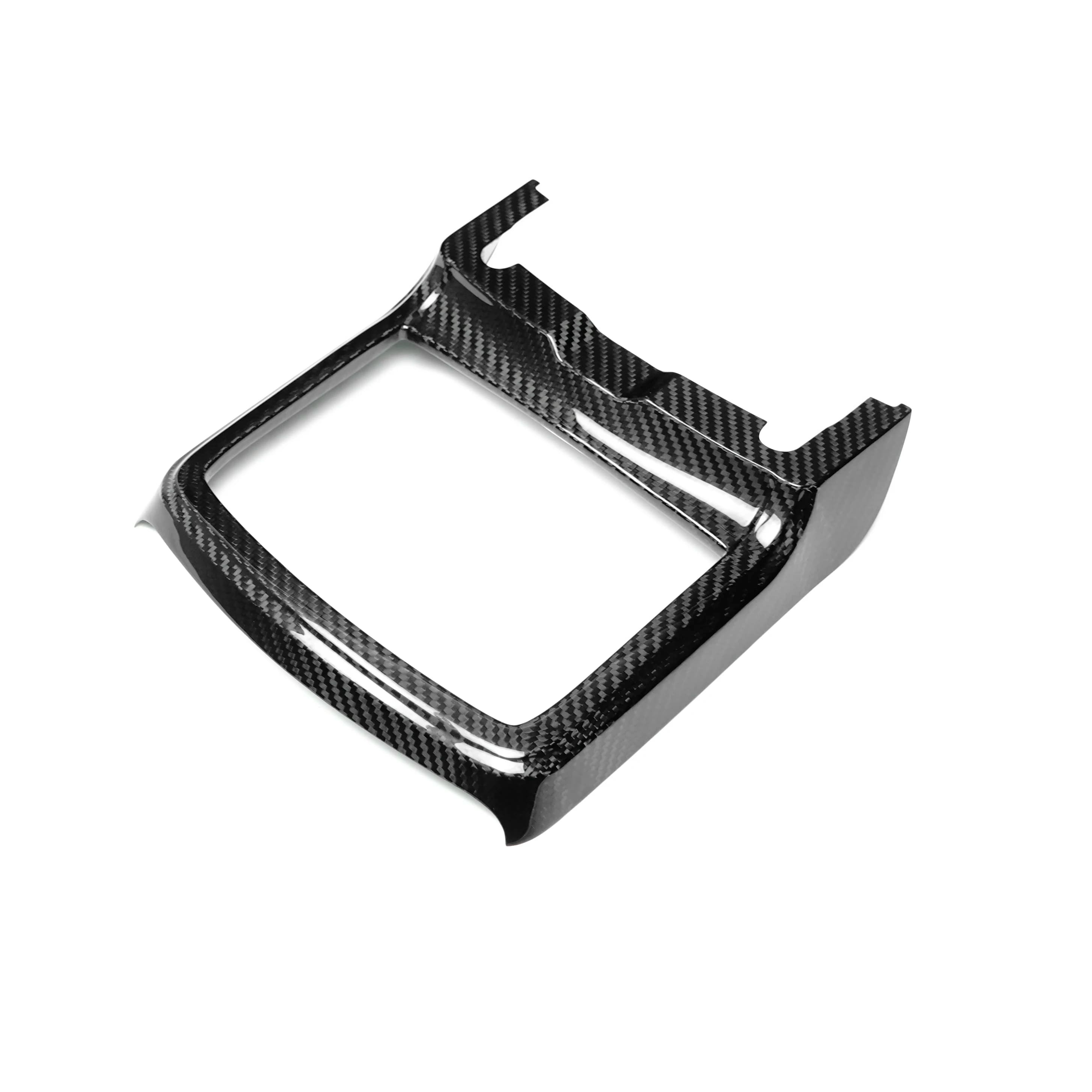 Nuovo Accessorio per Interni Auto in Fibra di Carbonio, Cornice Portabicchieri per Console Centrale per Dodge Charger 2015-2023, Finiture per Cruscotto