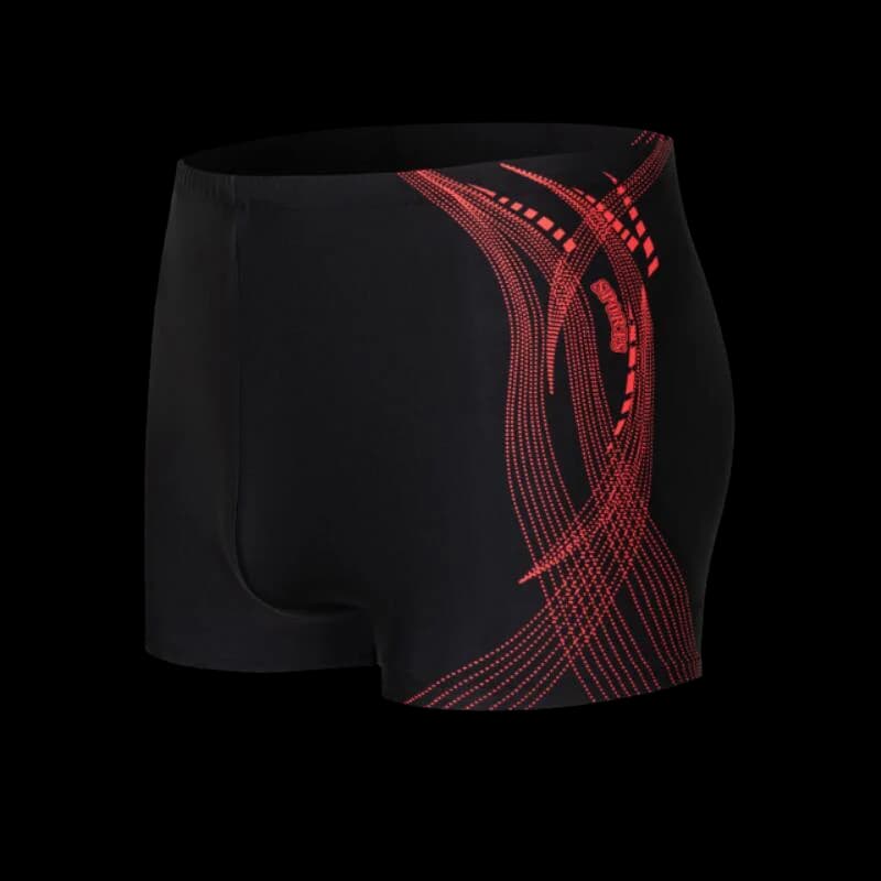 Slip boxer con stampa di moda Costume da bagno da uomo Pantaloncini da spiaggia estivi per acqua all'aperto Pantaloni da nuoto anti-imbarazzo