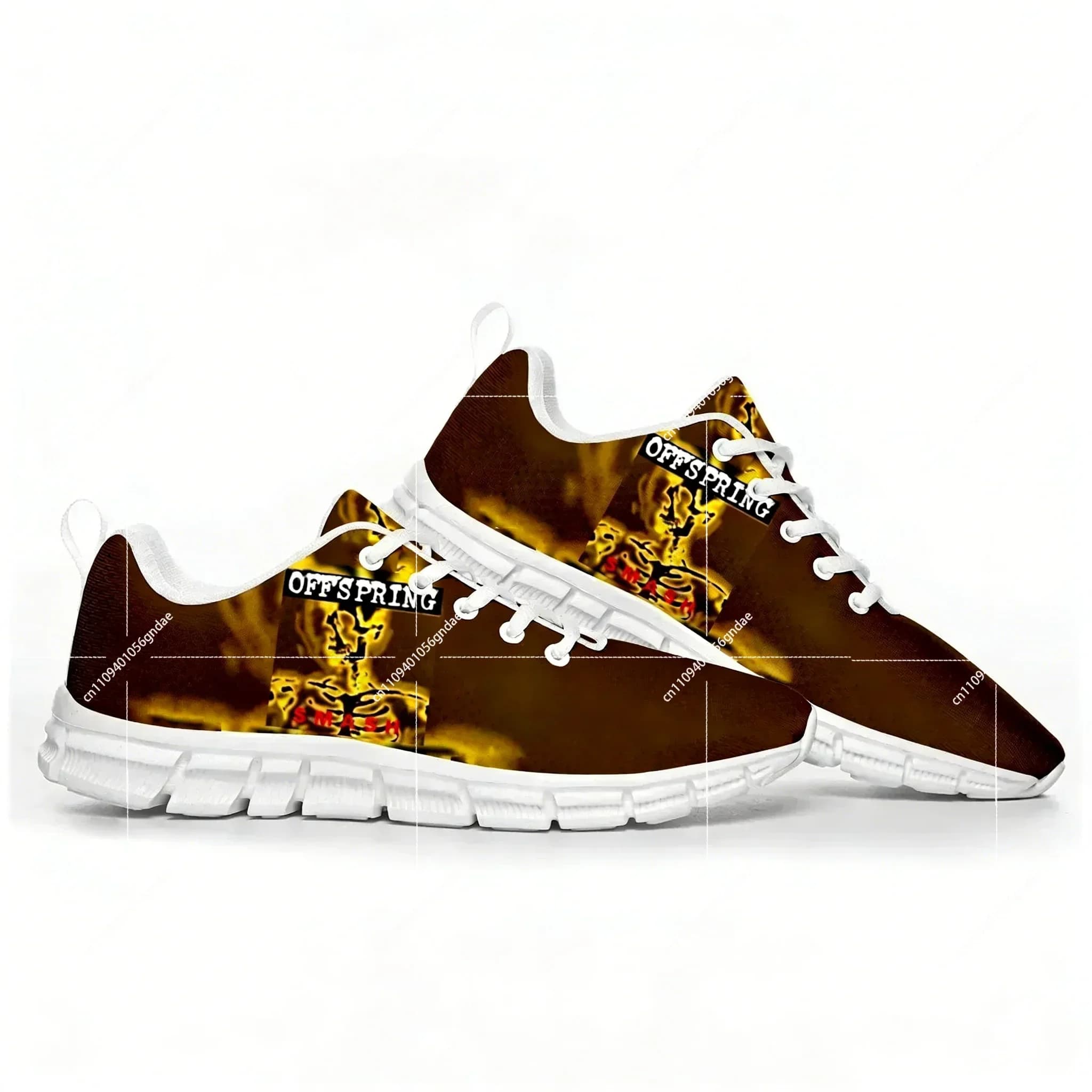 The Offspring Rock Band Scarpe sportive da uomo e da donna, sneakers casual personalizzate, scarpe bianche personalizzate per uomo e donna