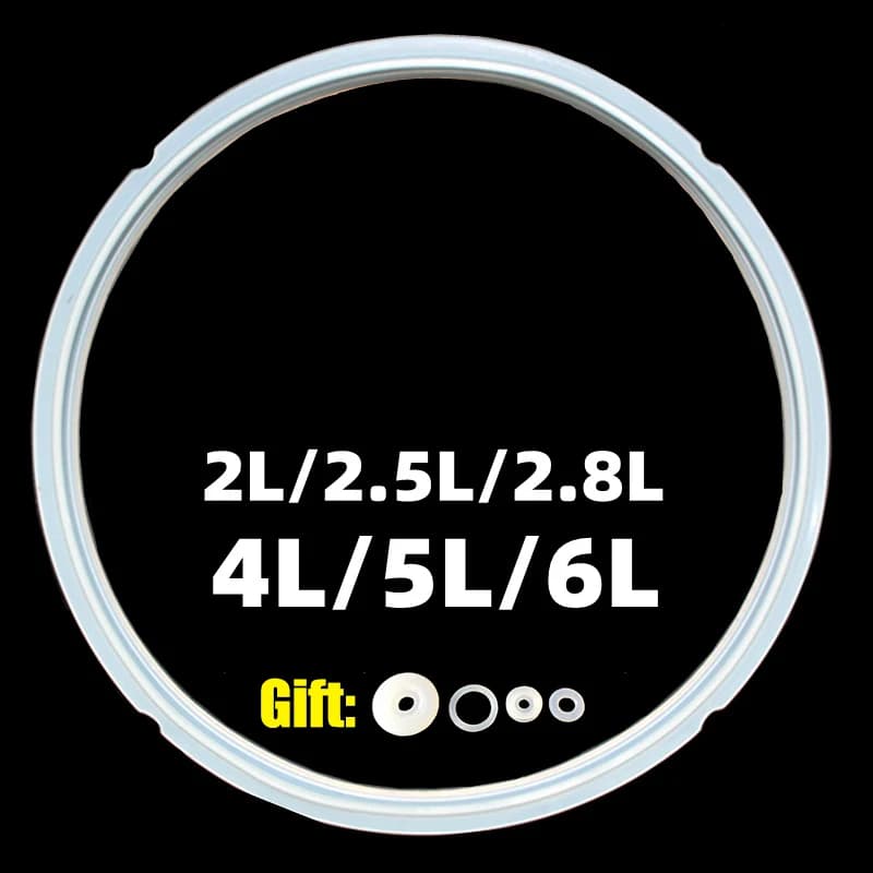 18/20/22/24 centimetri Guarnizione In Gomma di Silicone Tappo Fornello Anello di Tenuta Pentola A Pressione Elettrica di Ricambio per 2-6L Guarnizioni fornello