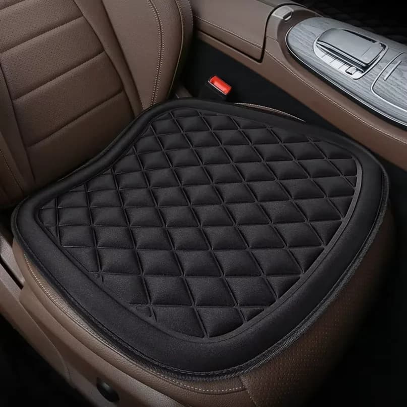 Car Seat Cushion Driver Seat Cushion with Comfort Memory Foam & Non-Slip Rubber Vehicles Office Chair Home Car Pad Seat Cover