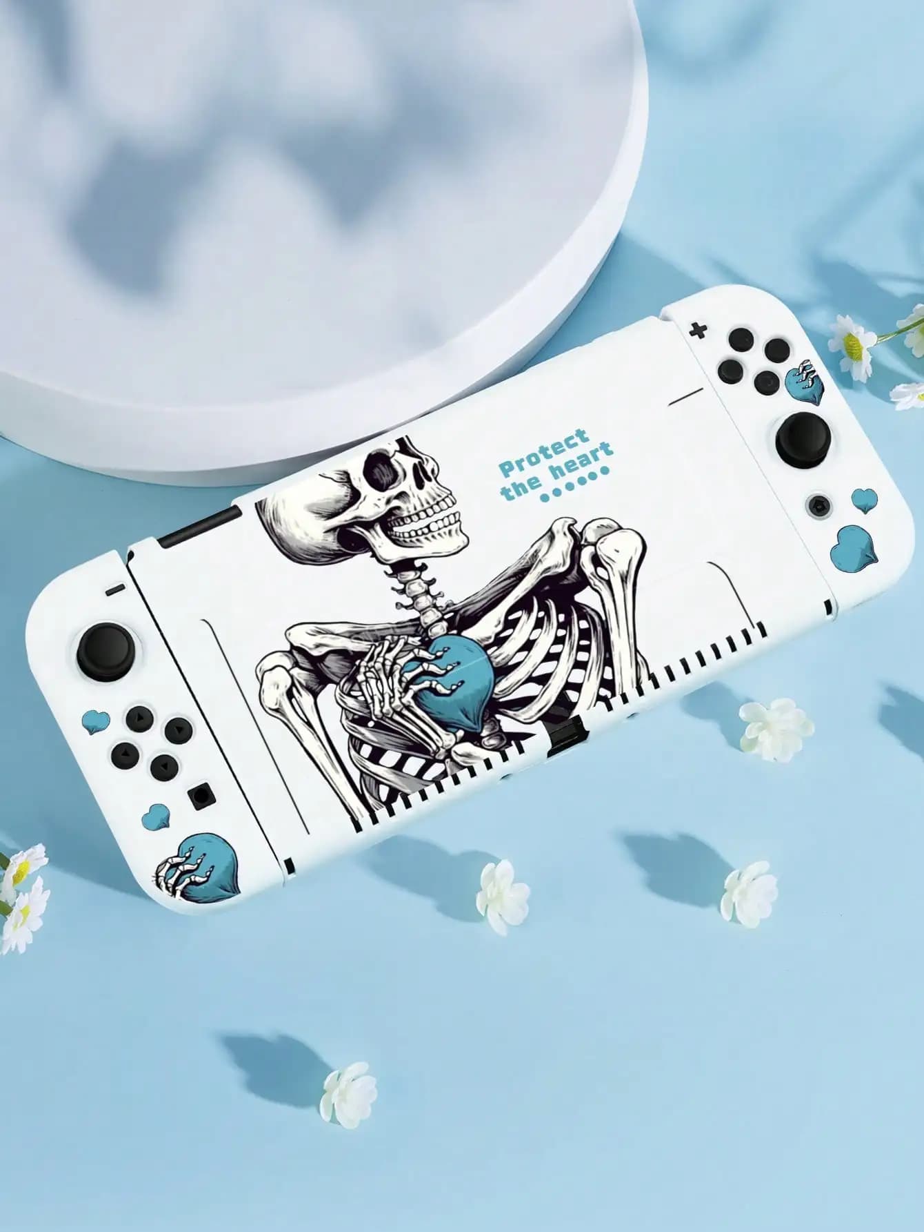 Custodia protettiva per Nintendo Switch OLED, accessori per giochi NS, guscio separabile portatile per NS Joycon, Switch Oled Cover Anime boy