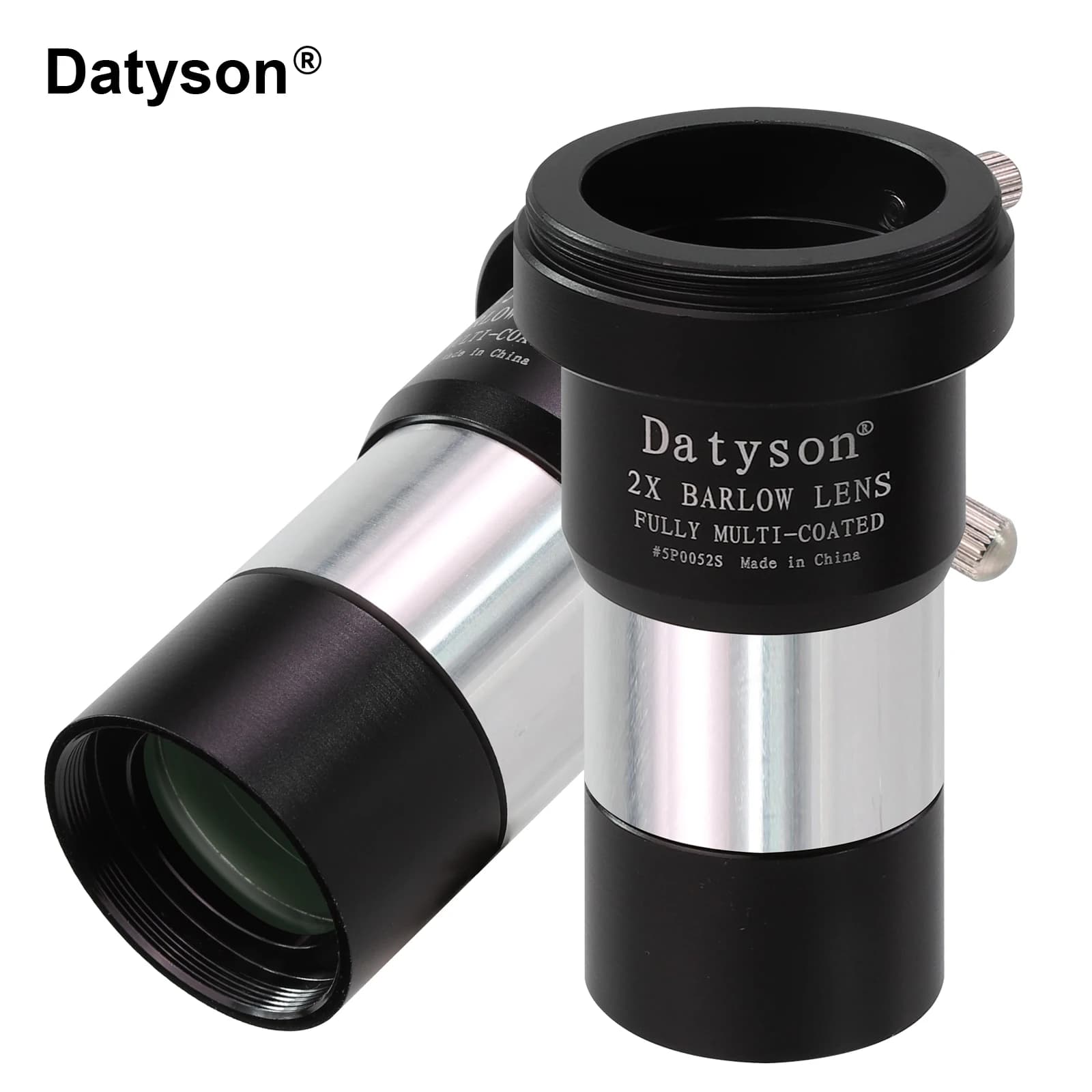 Lente Barlow Datyson 2-Elements 2X 5P0052S con Ottica Multitrattata per Oculare di Telescopio Astronomico da 1,25 Pollici