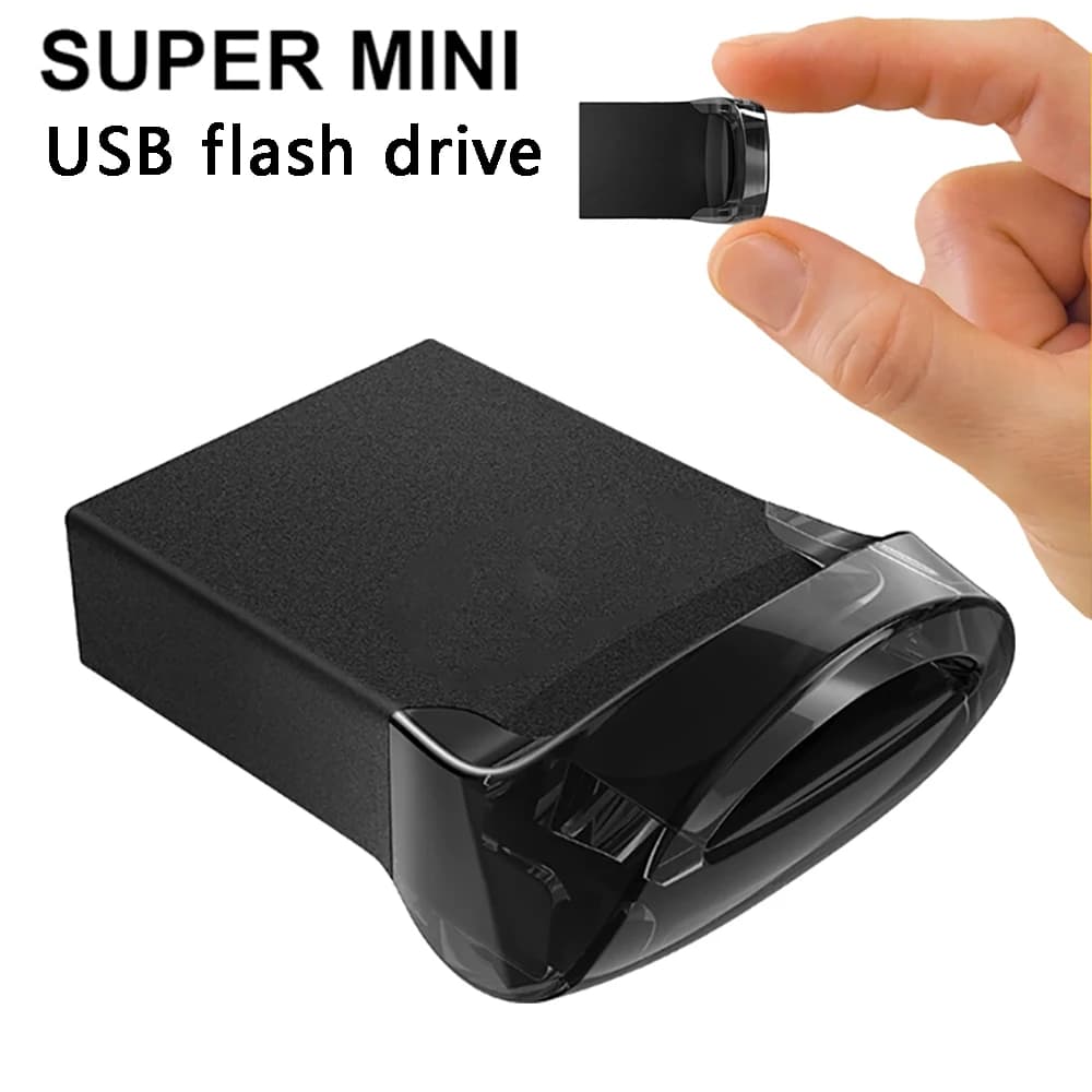 Mini chiavetta USB originale 128 GB 64 GB Ultra Fit Pen Drive 32 GB 16 GB 8 GB 4 GB Memory Stick U Disco Portachiavi gratuito Regalo