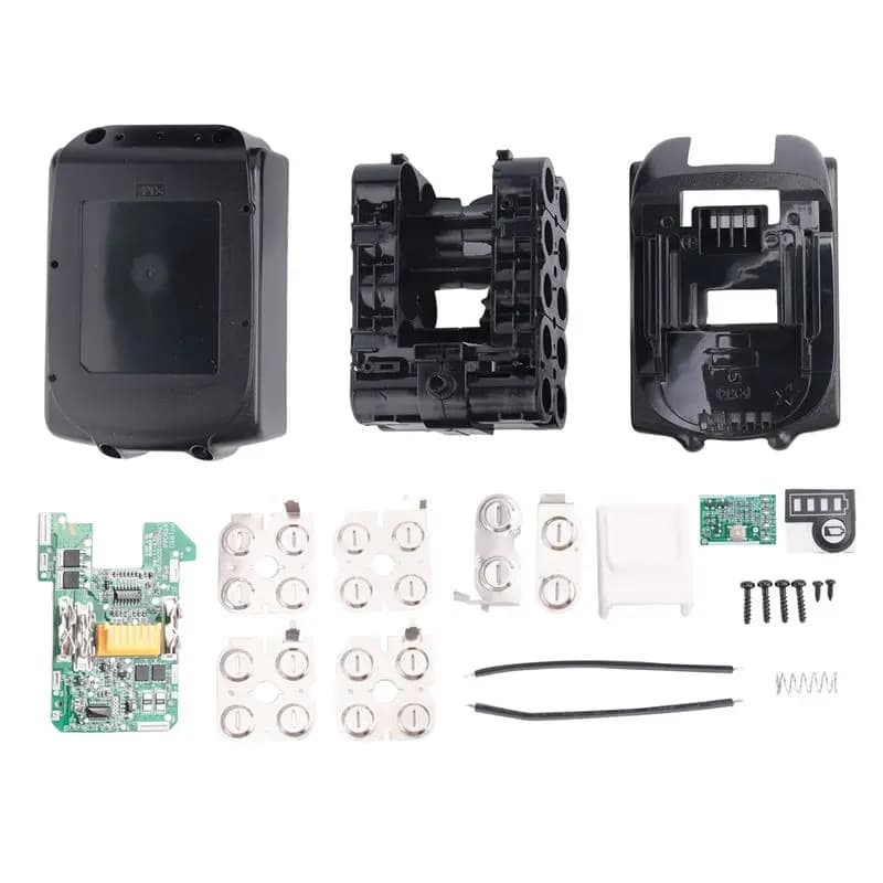 【SCONTO!】Custodia per batteria Li-ion BL1830 con circuito di protezione e ricarica per indicatore LED batteria 18V BL1860