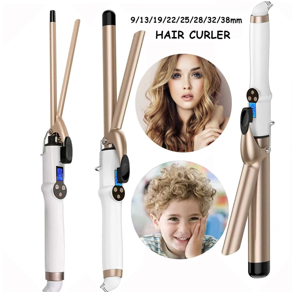 Ceramic curling iron, hair plate, styling tool, quick-heating hair curler, wavy hair accessories, thermal brush, hair curlers