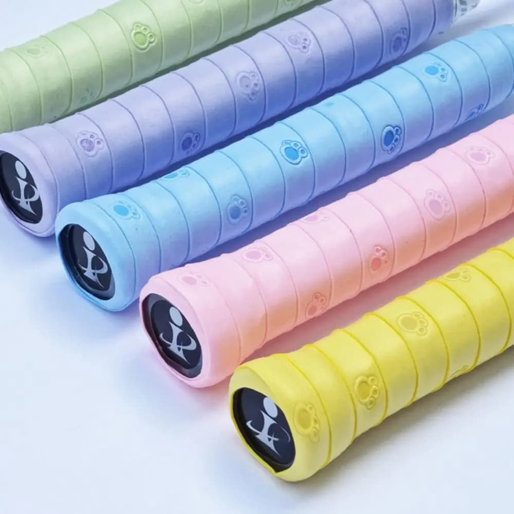 Cat Claw Racchetta da badminton Maniglia Grip Tape Avvolgimento Antiscivolo Racchetta da tennis Colla a mano Maniglia Nastro avvolgente Colla a mano assorbente del sudore