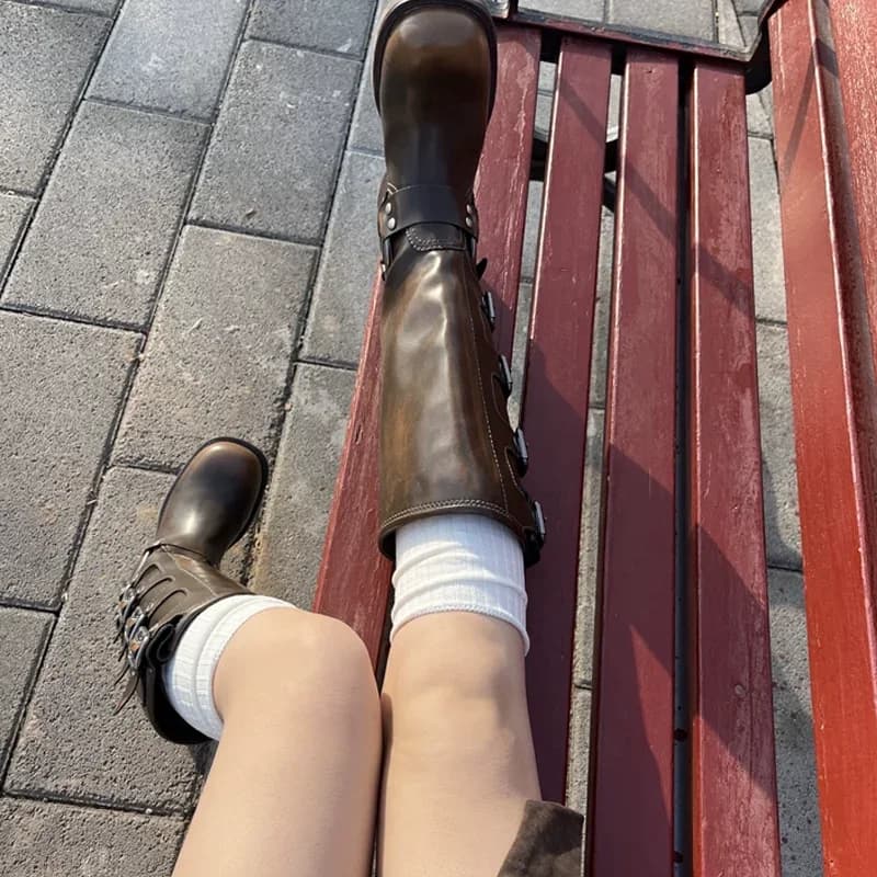 Spring Fall Knee High Stockings for Women White Vertical Stripe Long Socks Fashion Girls JK Skinny Boots Sock Japanese Style