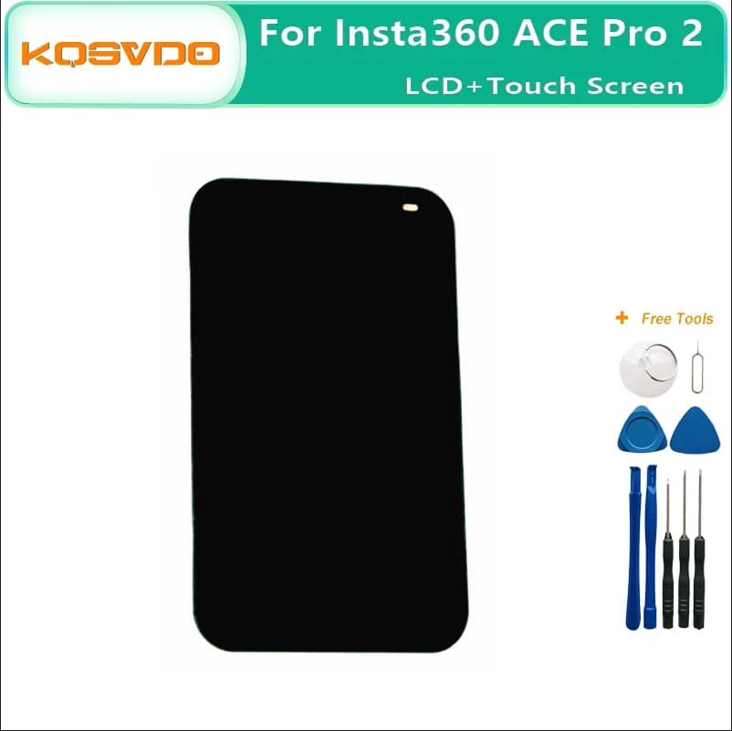 Original touch LCD display 100% tested with backlight, spare parts for Insta360 ACE Pro 2 Action Cam