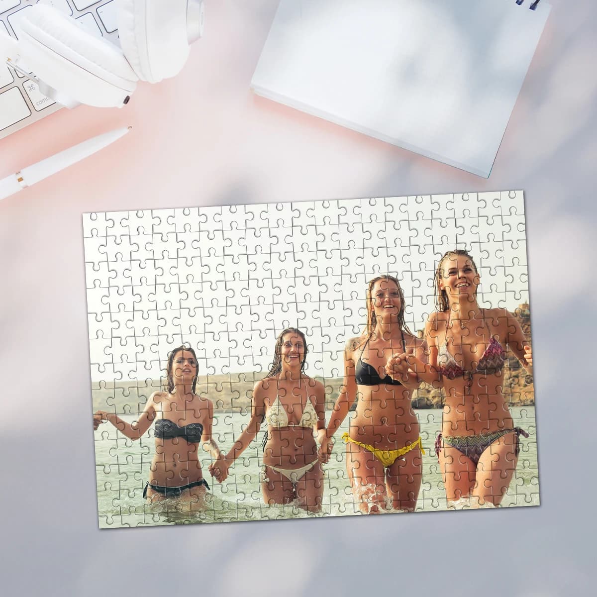 35/300/500/1000 pezzi Puzzle personalizzato con foto di una ragazza, puzzle personalizzato, regali per la casa e matrimoni