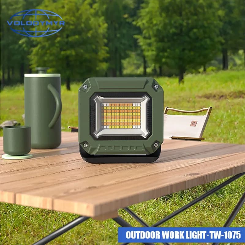 VOLODYMYR LED Tenda da campeggio Luce Ricaricabile Faro Illuminazione esterna ad alta potenza Lampade notturne sospese portatili impermeabili