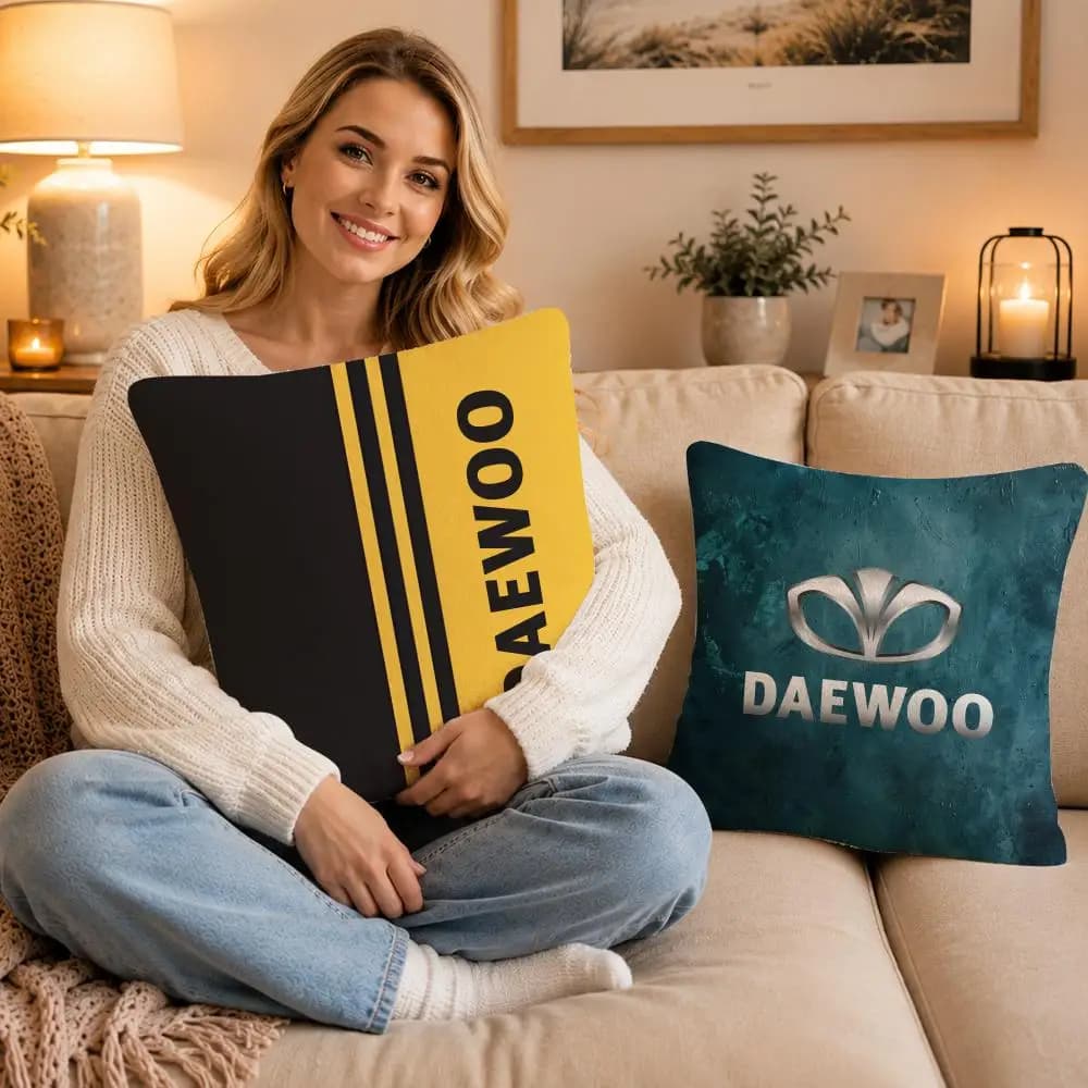 Brand D-Daewoo Cushion Cover Anti-mite pillowcase, soft and skin-friendly, silky short-pile sofa cushion cover