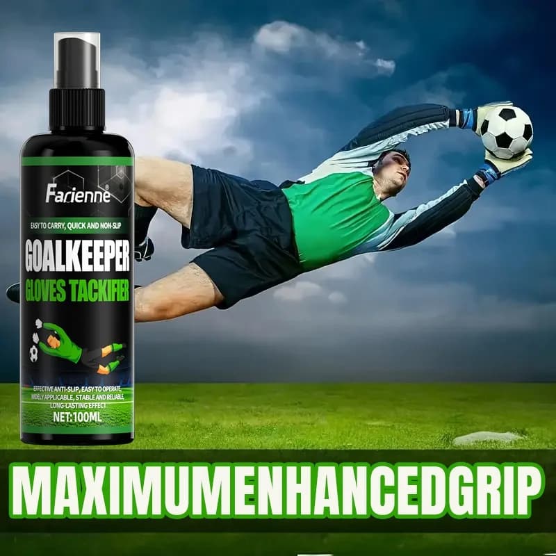 Spray per impugnatura per guanti da portiere, formula antiscivolo, aumenta istantaneamente l'impugnatura per calcio, arrampicata su roccia, yoga, guanti in lattice appiccicosi sicuri