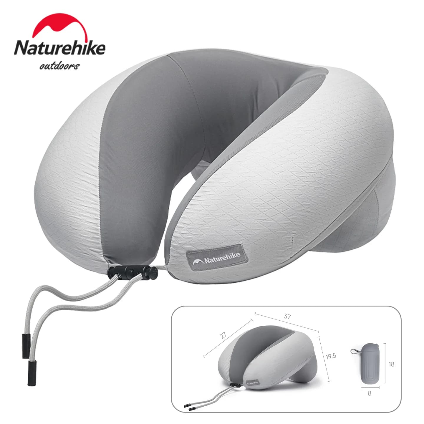 Naturehike Inflatable Neck Bearing U Shaped Airplane Travel Pillow for Outdoor Portable Neck Protection