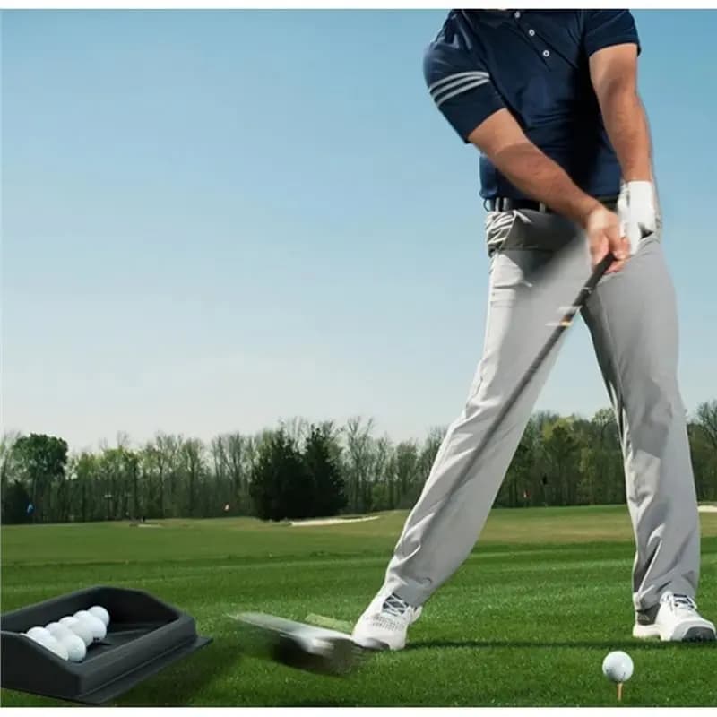 HOTB72A Golf Ball Tray Storage Box Multi-Ball Holder Large Capacity For Practice Net Supplies For Driving Range And Backyard