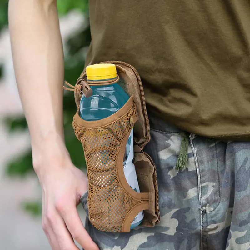 Outdoor Foldable Water Bottle Housing Moisturizing Bag Springs EDC Riding Equipment Climbing Equipment Waterproof Light Pack AVA205