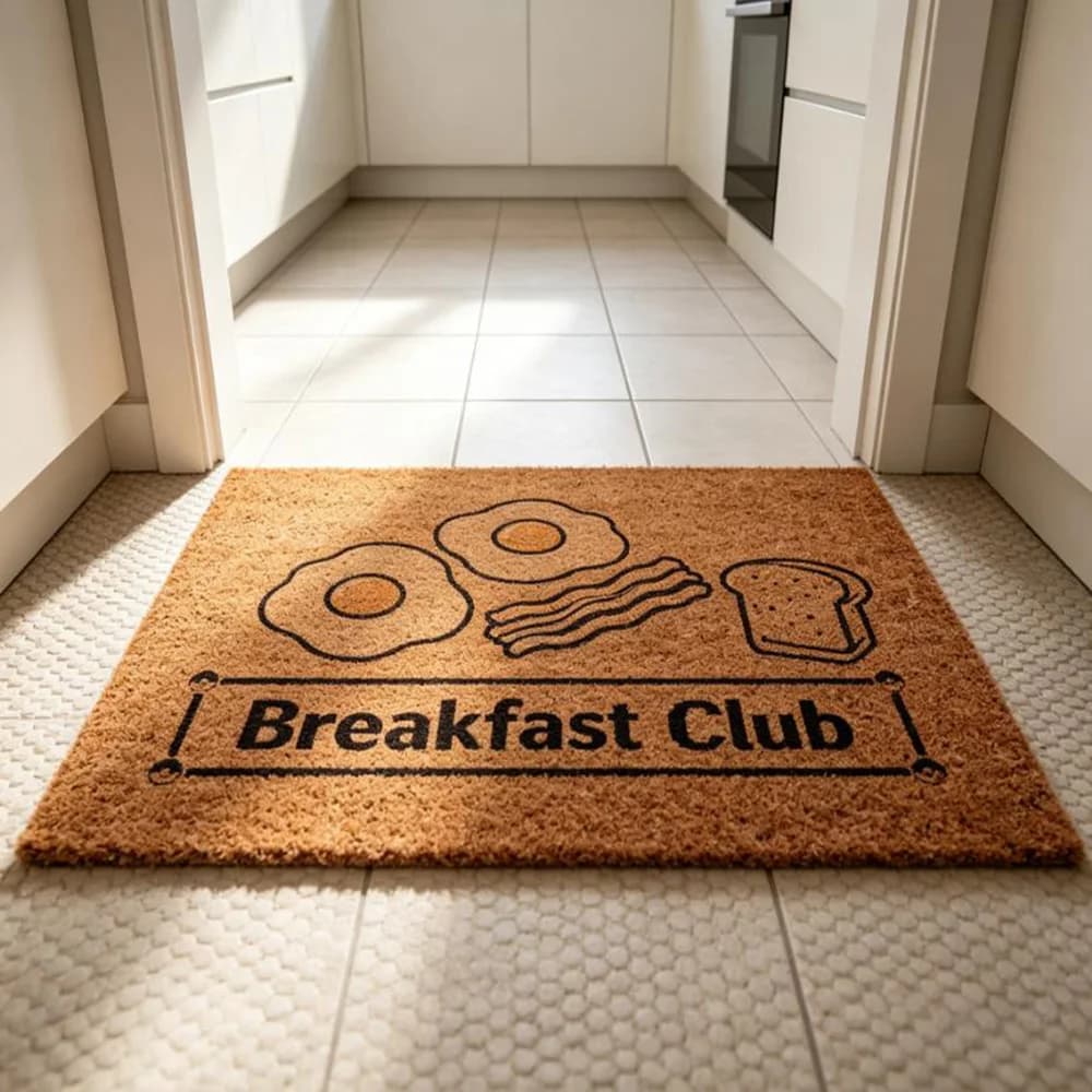Modern Style Doormat Kitchen Entry Mat Print Custom Personalized Non Slip Indoor Outdoor Rug Trendy Father's Day Present