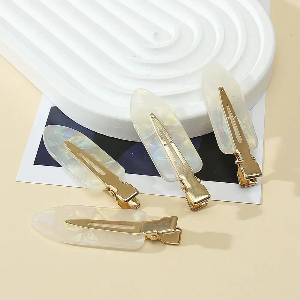 4 PZ/LOTTO Women Hair Clips Lateral Frangia Fix Frangia Bars Makeup Tools Female Hair Accessories Of Ladies Girls Back Covers