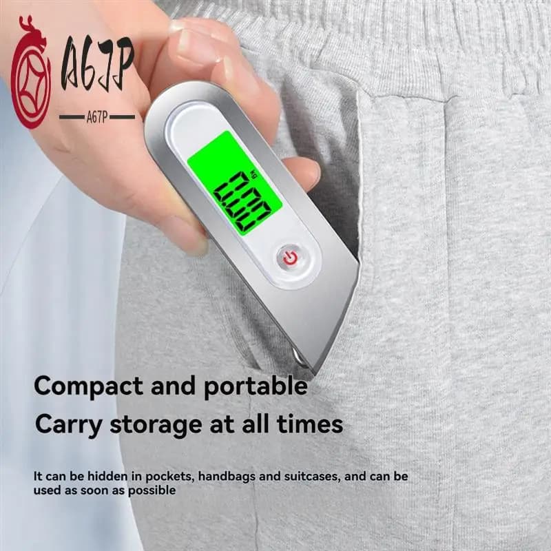 A67P-Mini bilancia elettronica portatile bilancia portatile bilancia da 50 kg bilancia elettronica per pesatura di alimenti per bagagli