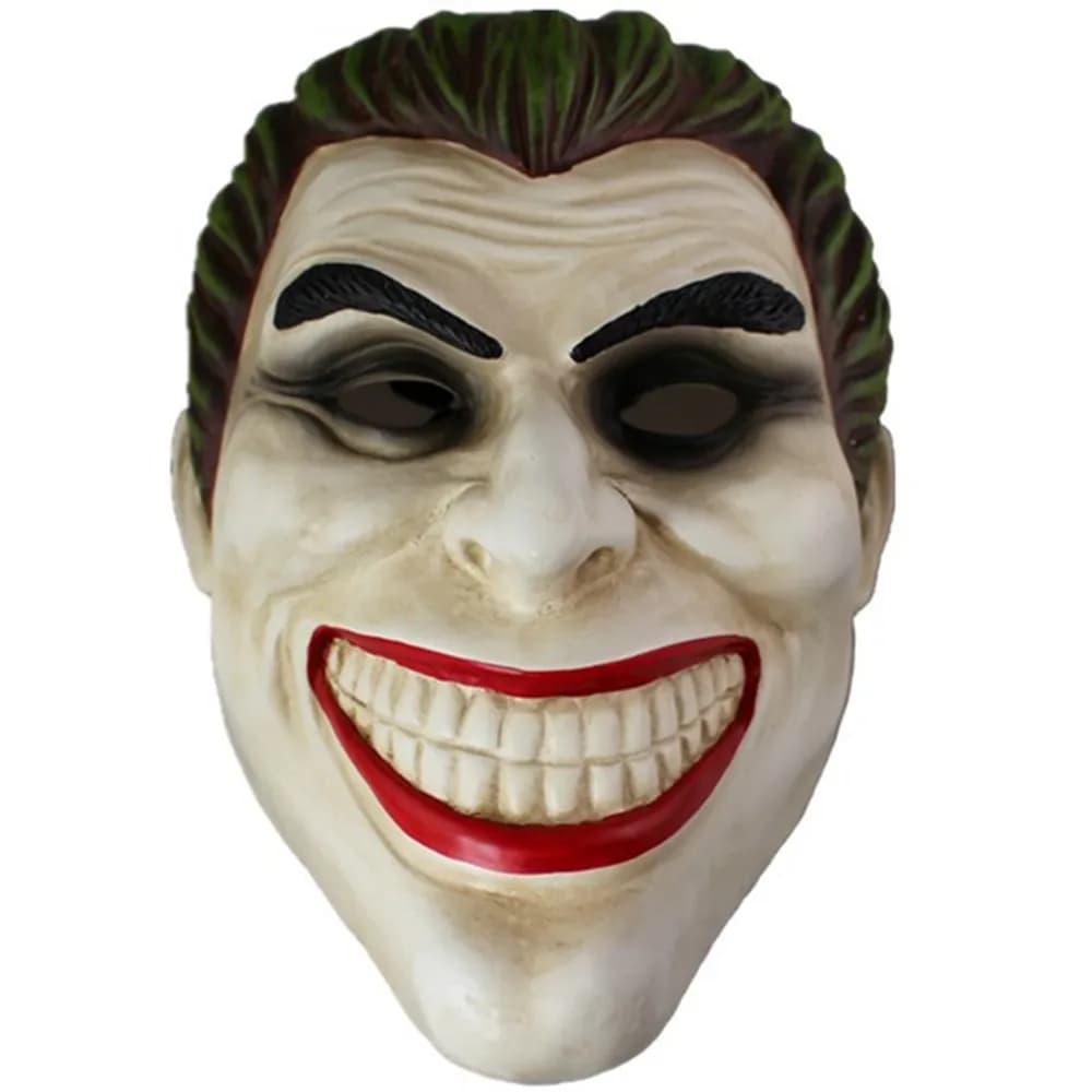 Halloween Scray Mask Resin Creepy Realistic Full Head Horror Mask Costume