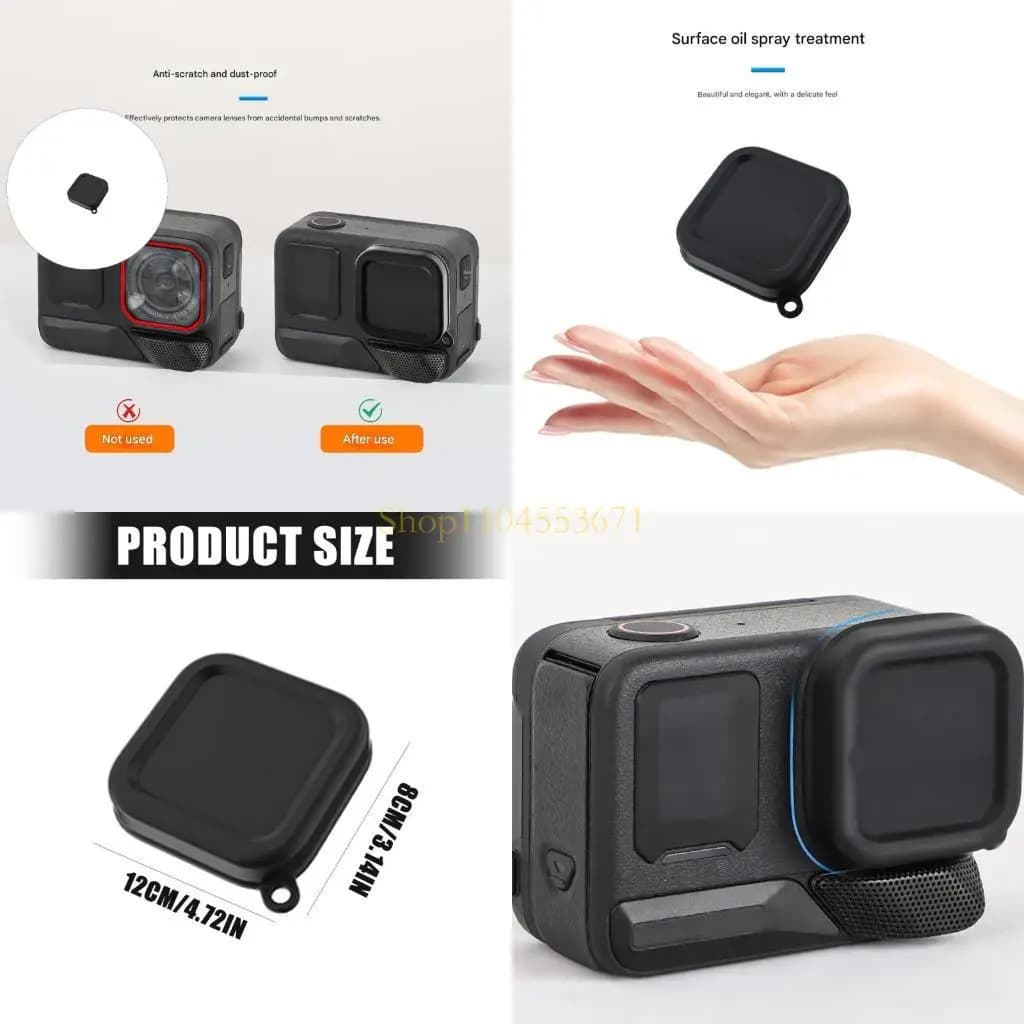 Best Seller Silicone Lens Protectors for Pro2/1 Action Cameras Shockproof AntiScratch Cover Easy Installation