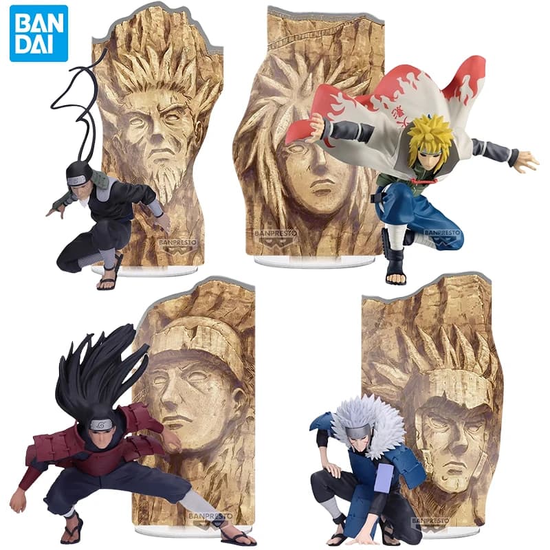 Bandai Genuino BANPRESTO NARUTO Anime Figura Senju Hashirama Namikaze Minato Action Toys per le Ragazze Dei Ragazzi Regalo Modello Da Collezione