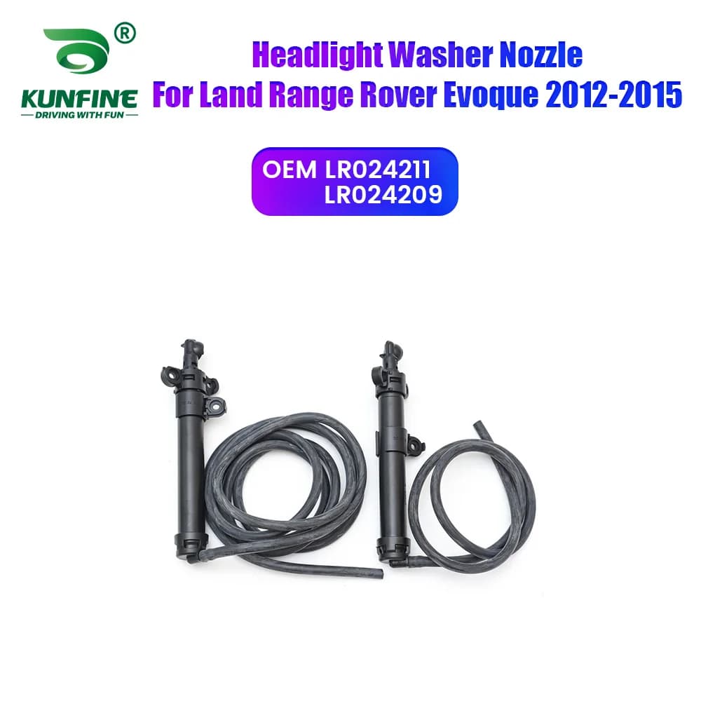 Auto Faro Paraurti Anteriore Rondella Ugello di Spruzzo Jet Faro Copertura Della Pompa Per Land Range Rover Evoque 2012-2015 LR024211 LR024209