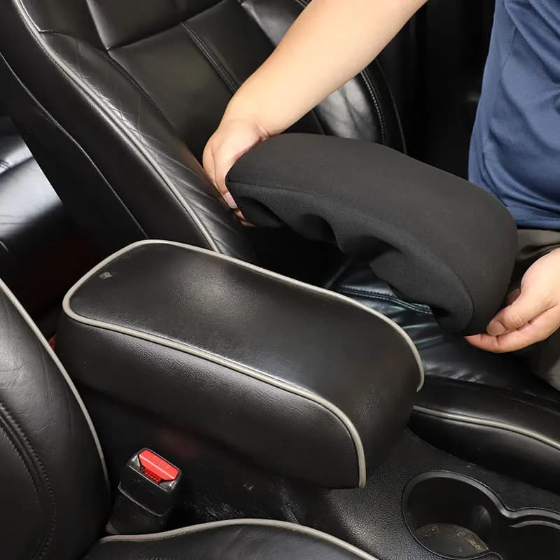 For Hummer H3 2005 2006 2007 2008 2009 Black Fabric Protective Cover for Central Seat Arm Car Accessories