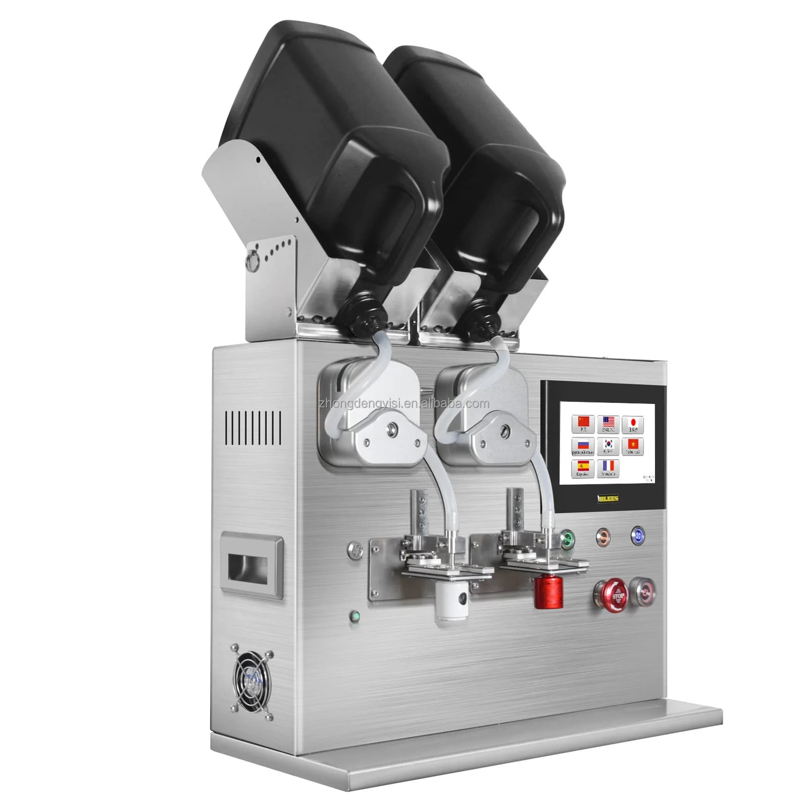 Small Automatic Collar Ultraviolet Enamel Collar Mascara Collar for Red Line Double Head Quantitative weighing filling machine