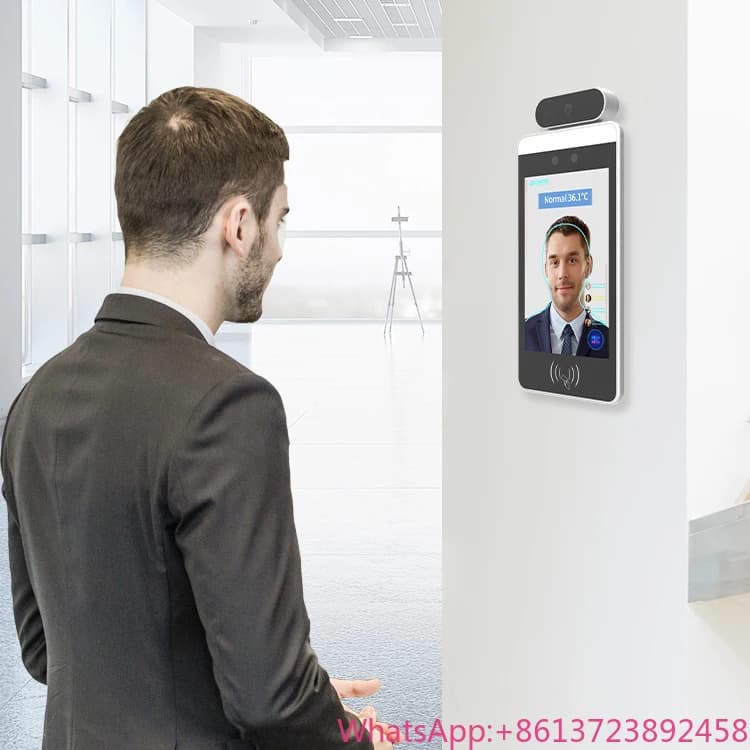 Riconoscimento facciale automatico della fotocamera terminale del sistema di controllo dell'accesso alla porta della presenza del riconoscimento facciale