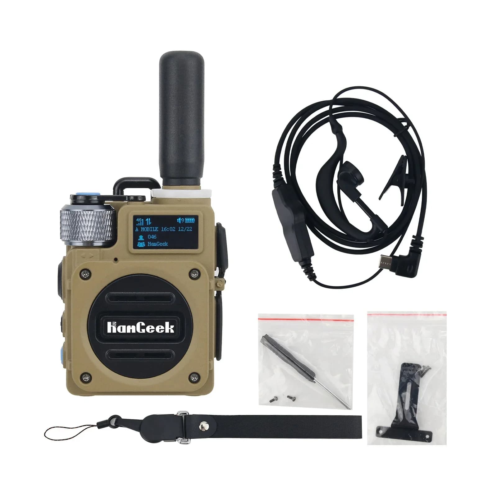 2026 HamGeek Mini HG600 10W 5000KM Radio POC 4G Mini Walkie Talkie Ricetrasmettitore Portatile per Viaggi su Strada