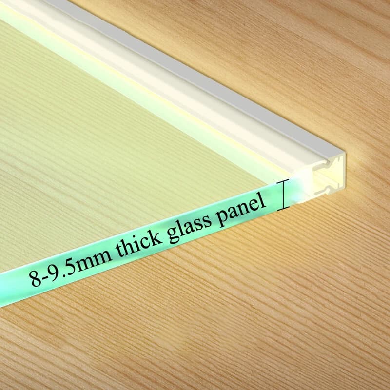 LED Cabinet Layer Light Clip 8-9.5mm pannello in vetro Cellarette vetrina Garage kit collezione scaffale cassa del vino retroilluminazione DC12V