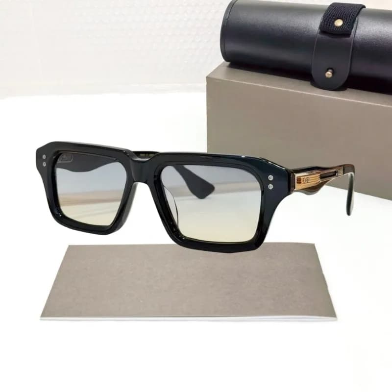 Occhiali da sole di design Modello S459 per uomo e donna, stile High Street Catwalk, montatura completa in acetato fatto a mano, protezione UV400, con scatola.