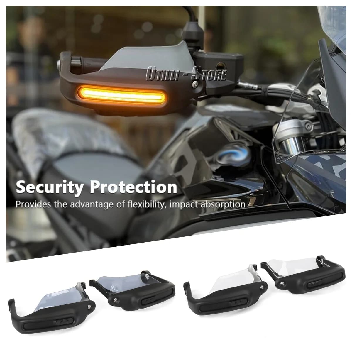 Moto Protezione Della Mano ABS Paramani Protezione Scudo Per BMW R1300GS ADV R 1300 GS Adventure 2023 2024 2025 Protezione Del Manubrio