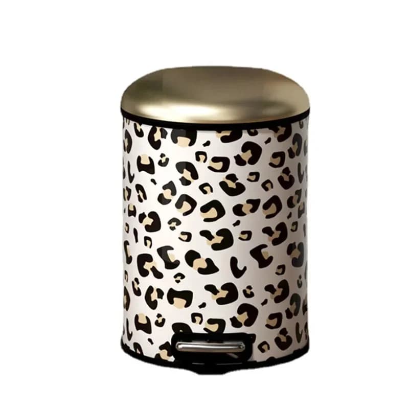 Bidone dei rifiuti Camera da letto autosigillante Bagno Bidone della spazzatura in metallo Riciclaggio WC Cucina Secchi per la pulizia Poubelles Contenitori per la casa
