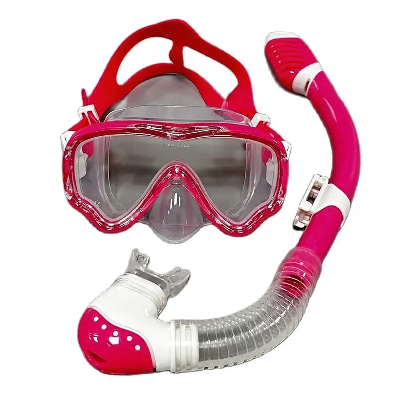 New Professional Snorkeling Set: Mask and Boccaglio, Diving and Swimming Hose, Unisex for Children and Adults