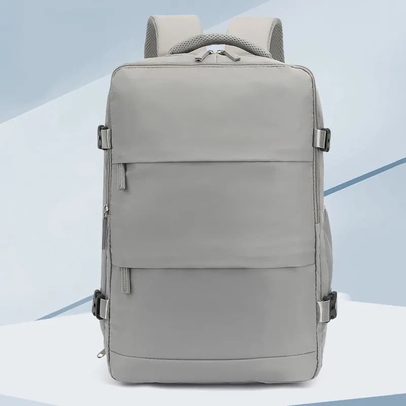 Unisex Oxford Backpack Solid Minimalist Commute Laptop Bag Large Rucksack Shoe Compartment for School Business Hiking Travel