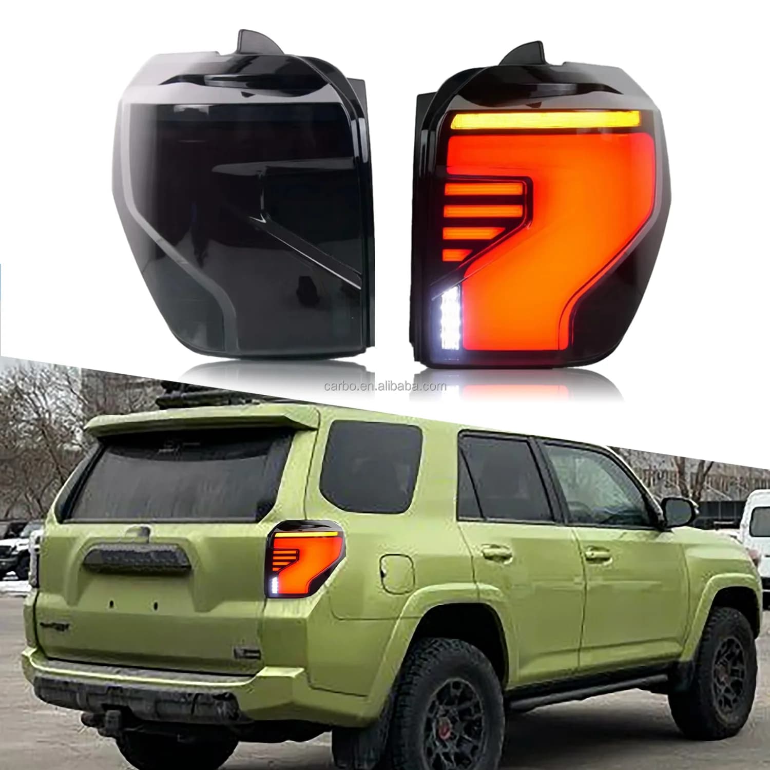 Car Lights for 4Runner Tail Lights 2014-2020 4 Runner LED Tail Light DRL Dynamic Signal Auto Accessories