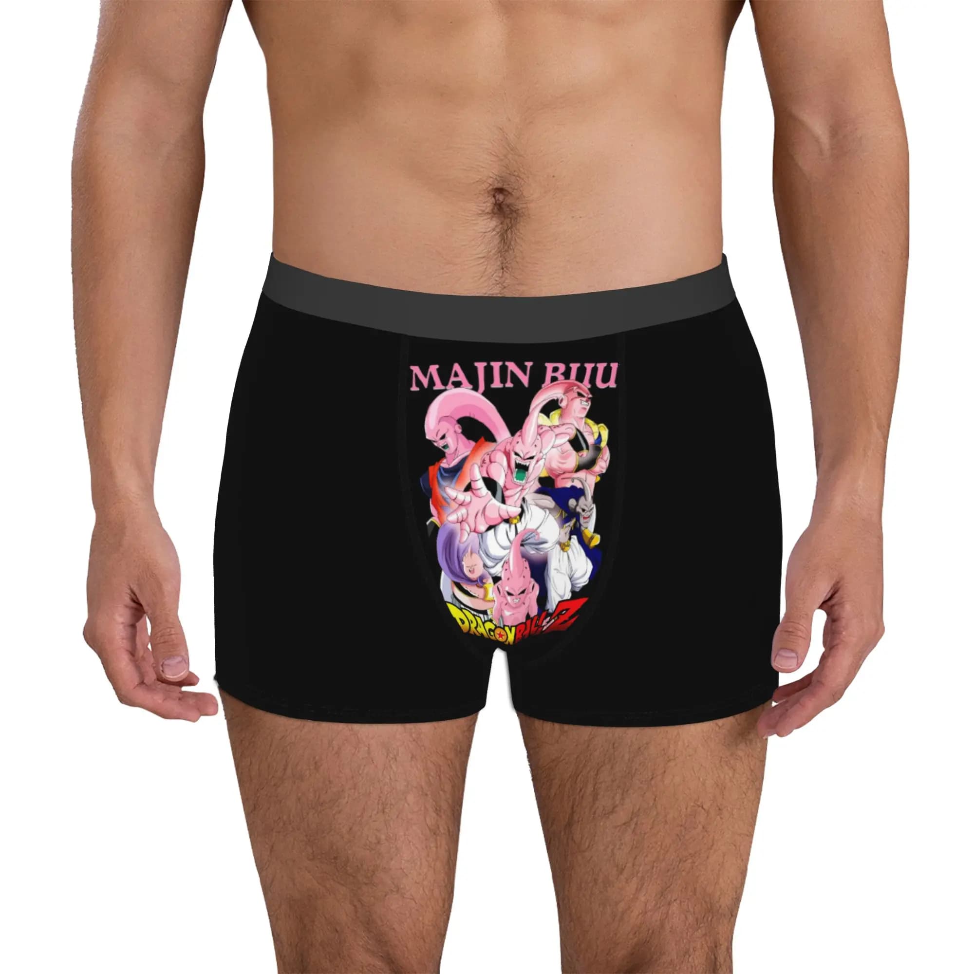 Majin Buu D-Dragon B-Ball Underwear Male Printed Boxer Shorts Panties Briefs Breathable Underpants