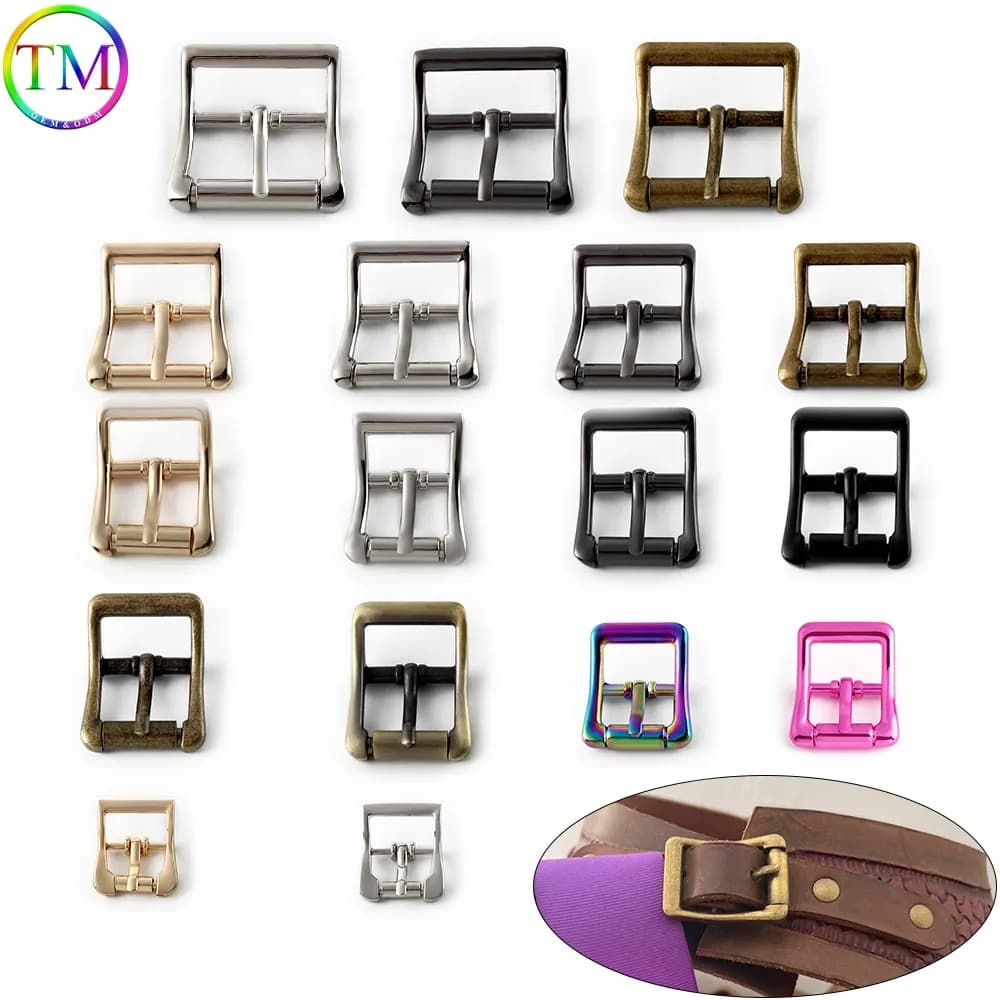 5-30 Pezzi Fibbie in Metallo da 20/25/31mm per Cinture da Uomo, Regolatori per Cinghie di Zaini e Borse, Ganci per Fai da Te, Accessori per Artigianato in Pelle e Abbigliamento