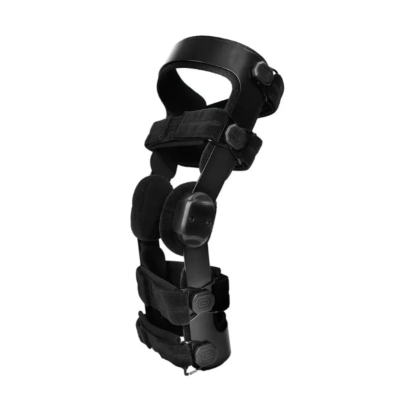 Ginocchiera Protettiva Stabilizzatrice Mediale e Laterale per Sollievo dal Dolore, Regolabile, in Poliestere, Unisex