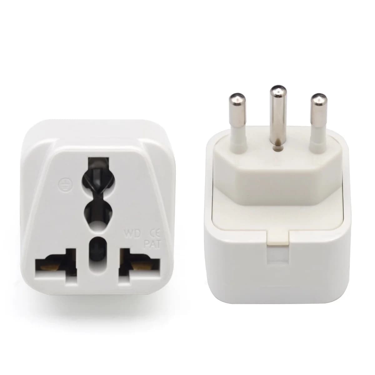 Adattatore universale per spina a 3 pin Brasile UE Europea USA Regno Unito a Brasile Adattatore da viaggio Spina elettrica Presa per caricabatterie