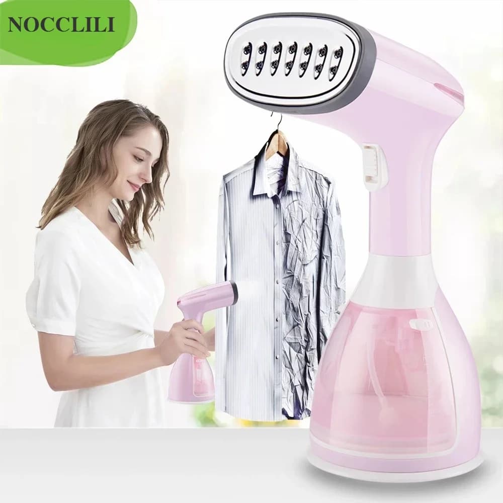 Ferro da stiro a vapore portatile da 1500 W a riscaldamento rapido 330 ml Ferro da stiro a vapore portatile per vestiti in tessuto Home Travel Office Wedding Anti-goccia