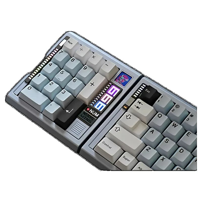 Matrix Lab NOOS WING PAD Kit tastiera numerica Personalizzato RGB Hot Swap Ergonomia Supporto da tavolo per tastiera meccanica cablata di tipo C