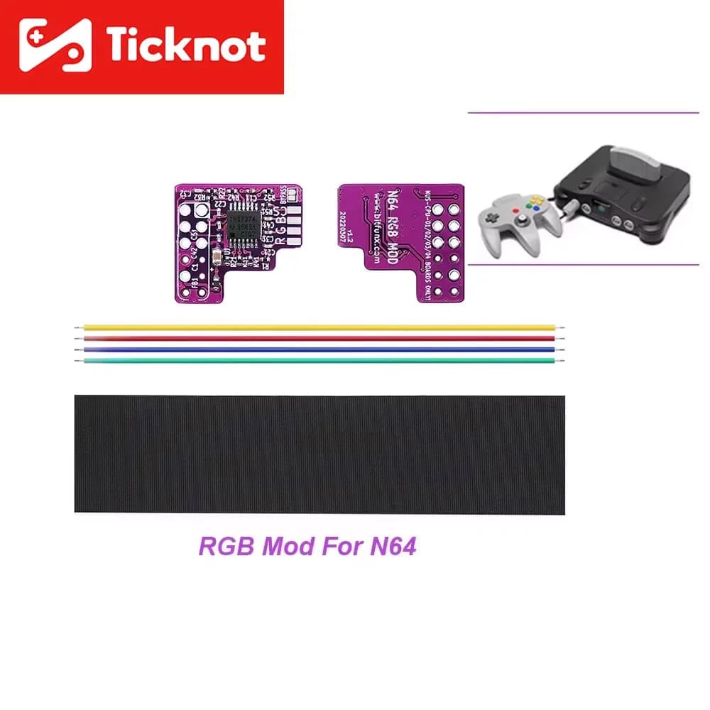 Chip Mod RGB per console di gioco N64 NTSC Kit Mod RGB per accessorio Nintendo 64
