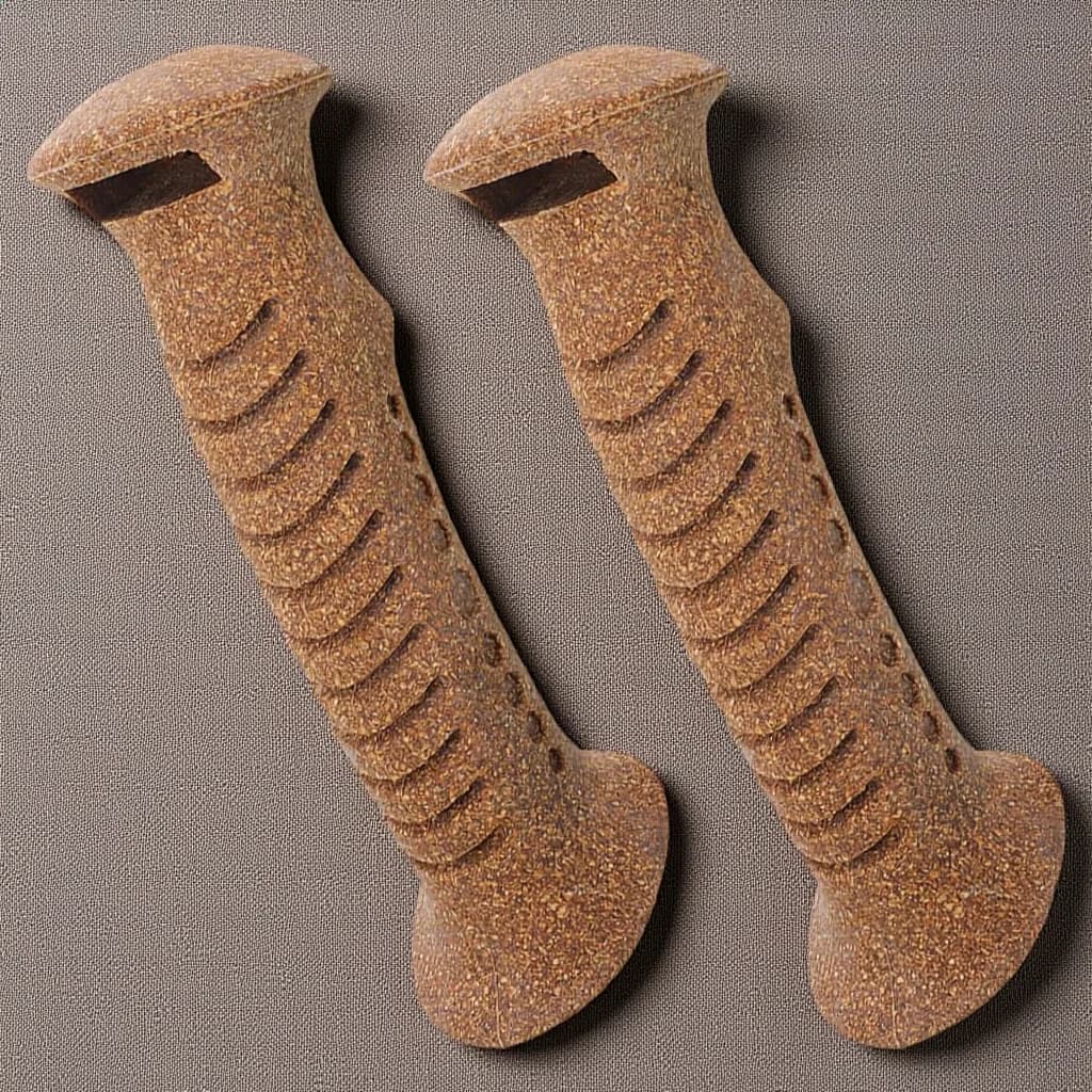 2 spare parts for trekking rods in cork, non-slip, for hiking, for ski barrel, ergonomic, durable, for outdoor walks