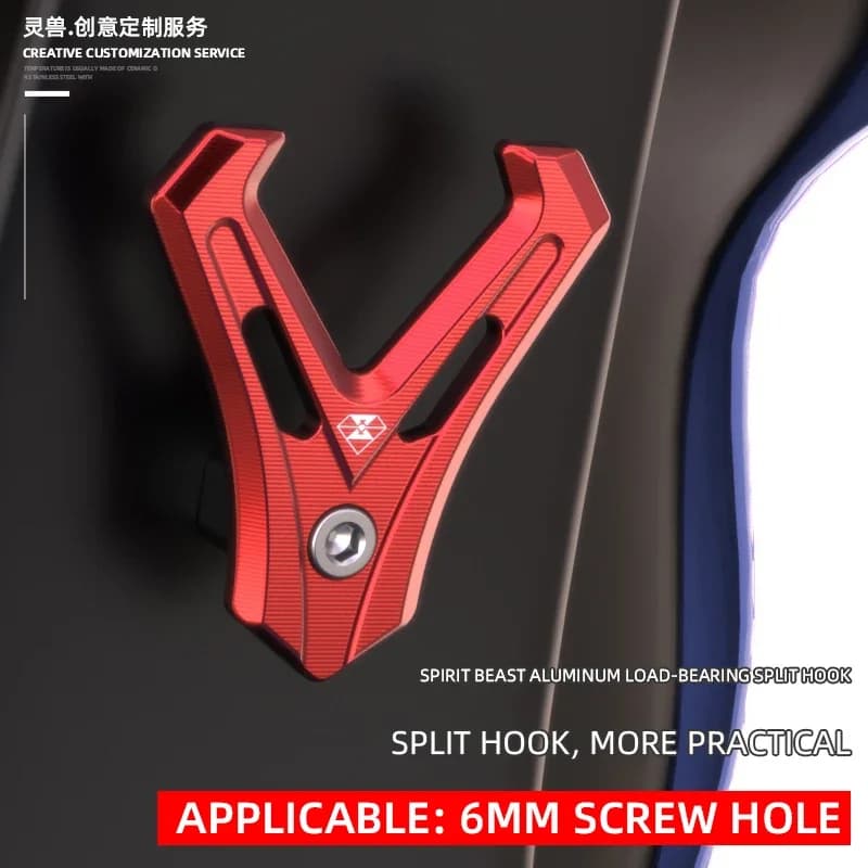 Gancio per moto Portapacchi universale per scooter elettrico Gancio anteriore Borse per casco Gancio per guanti Gancio per strumenti di archiviazione per Honda Yamaha Suzuki