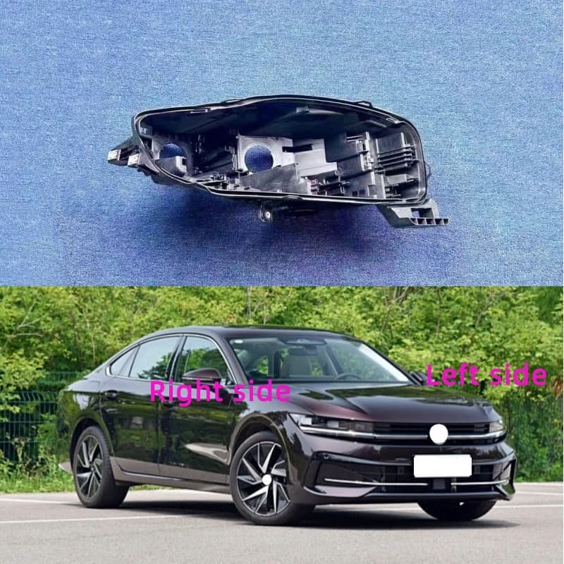 Per Volkswagen VW Passat B9 2024 2025 Faro Base Faro guscio posteriore Faro di ricambio Casa Nero guscio posteriore