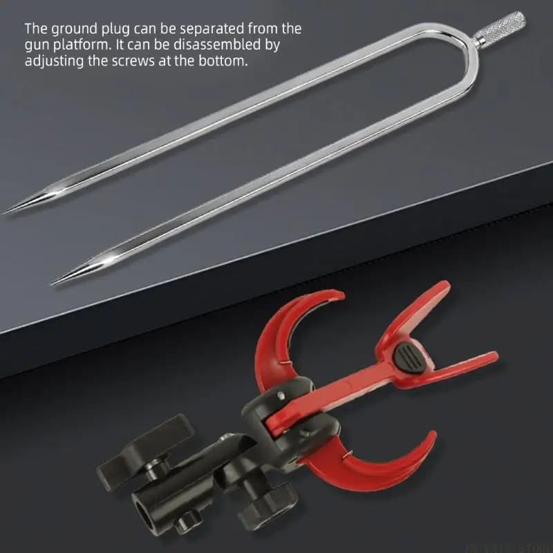 M5TC Heavy Type Fishing Rod Stand With Automatic Locking Adjustable Fishing Rod